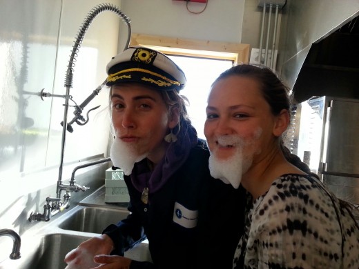 ... and we sprouted bubble beards in the process!