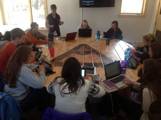 Harkness table in action...