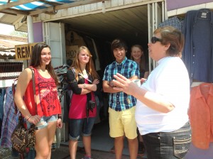 Outside of a store in San Fabian, a couple other students and I had a conversation with a local about the karaoke that was going to occur that night in town.