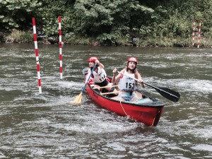 Canoe in the gates