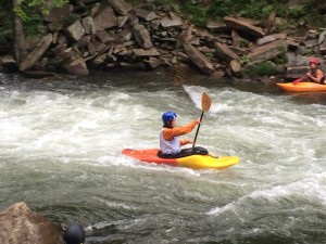 A successful run through Nantahala Falls