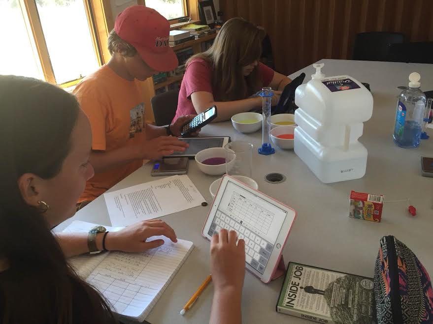 Students Completing a Lab