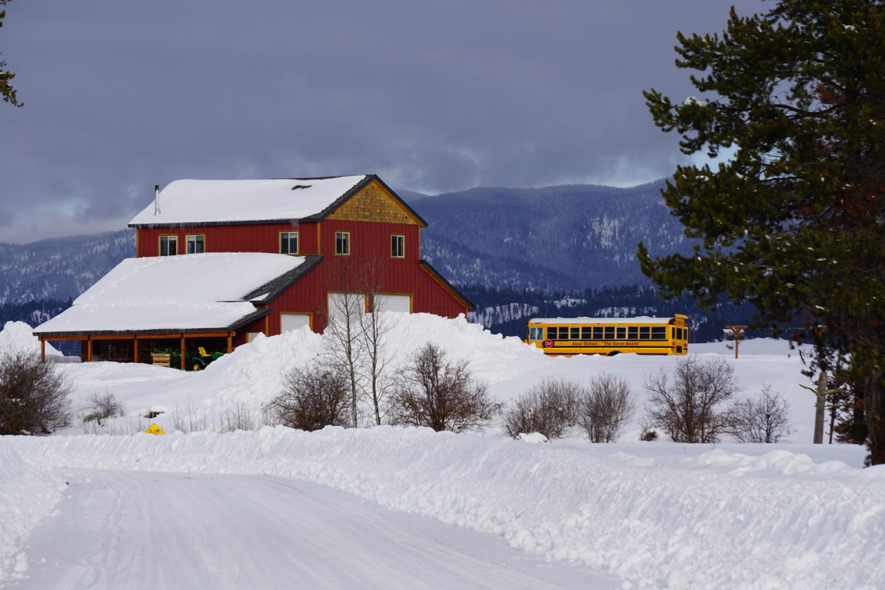 Winter at Alzar School: A Chilly Embrace